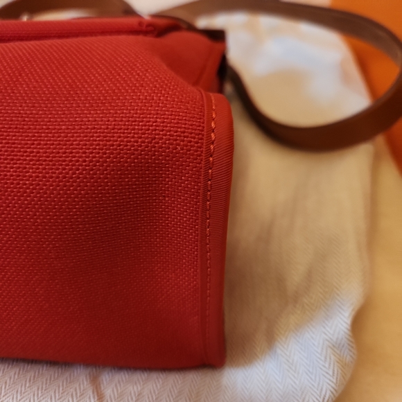 Hermes orange red herbag crossbody bag - Picture 5 of 12